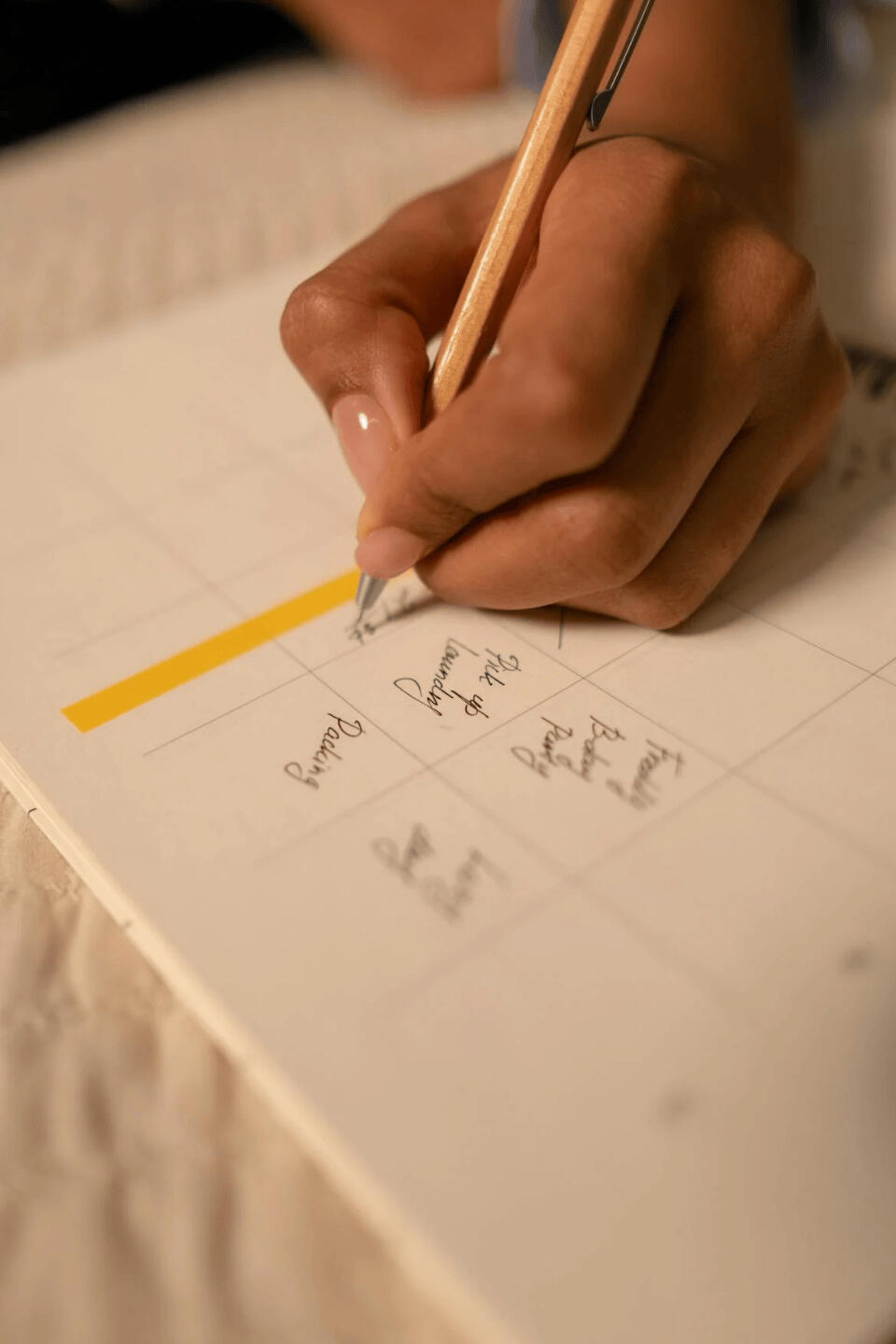 Year Ahead Psychic Reading Service Offering Open planner and journal to help prepare for the next 12 months with psychic guidance